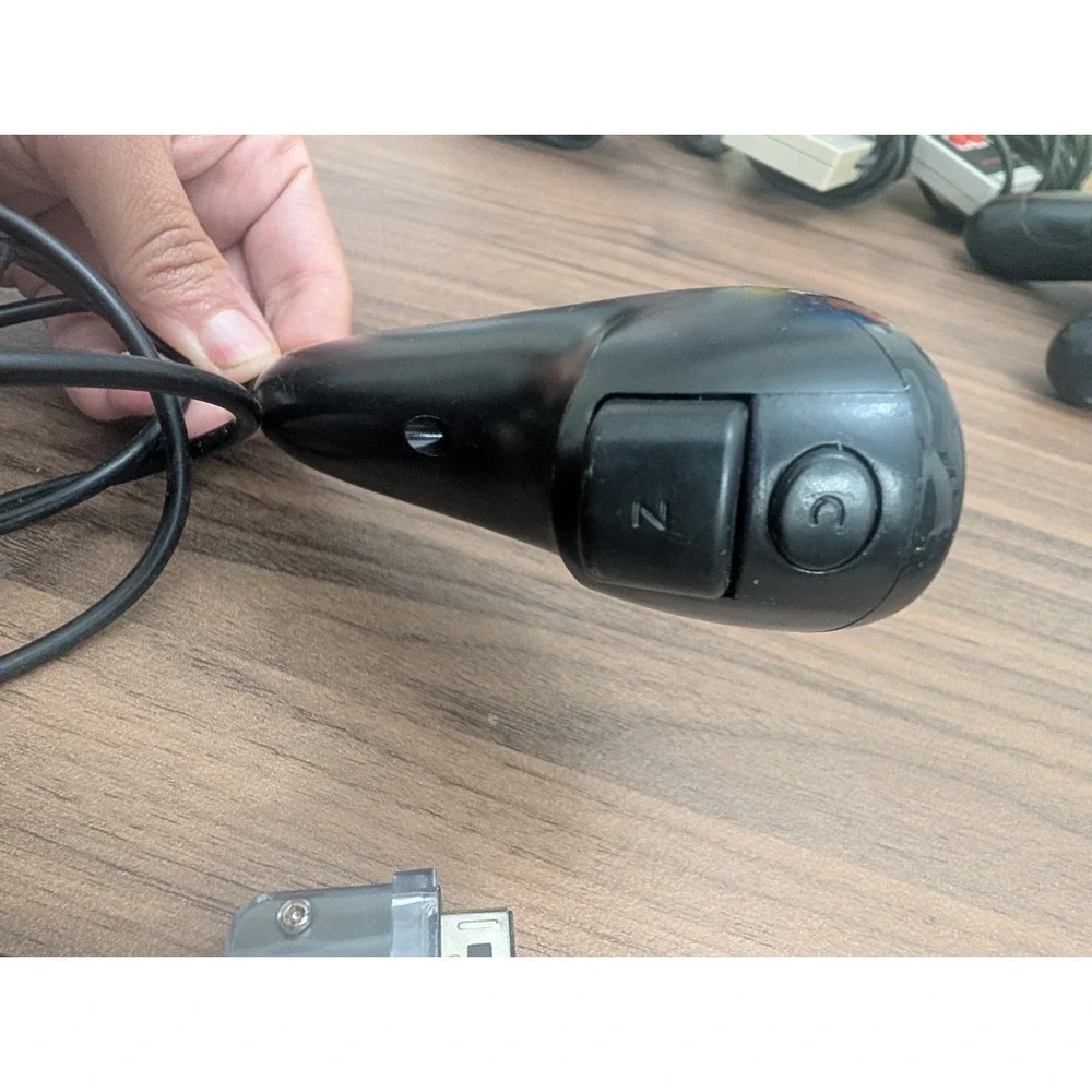 Nintendo Wii Wii U Compatible Black Nunchuk Controller Wired C Z Analog Joystick